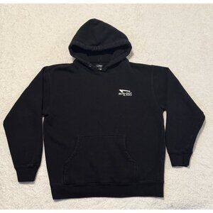 In-N-Out Burger Hoodie Men’s Sz M BLK Embroidered Pullover Sweatshirt Check Desc